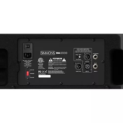 Simmons DA2108 Advanced Drum Amp - musicians--Friend