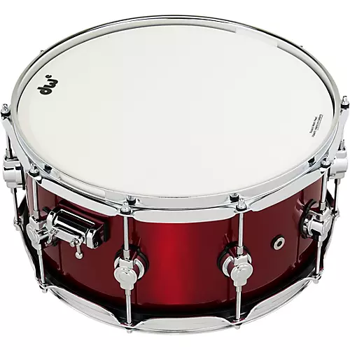 DW DWe Wireless Acoustic/Electronic Convertible Snare Drum 14 x 5 in. Lacquer Custom Specialty Black Cherry Metallic - musicians--Friend