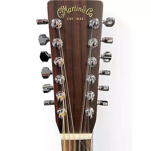 Used 2015 Martin HD12-28 Natural 12 String Acoustic Guitar Natural - musicians--Friend