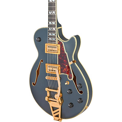 D'Angelico Deluxe Bobby Weir 3 Semi-Hollow Electric Guitar Satin Trans Wine - musicians--Friend