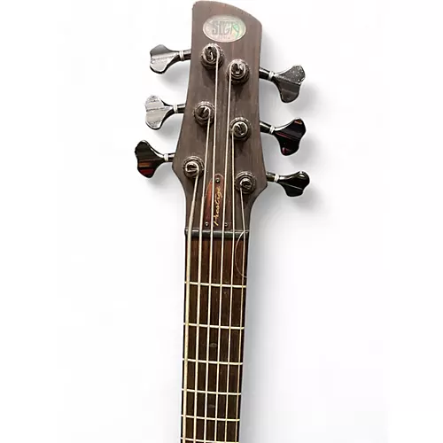 Used Ibanez SR5006 Natural Electric Bass Guitar Natural - musicians--Friend