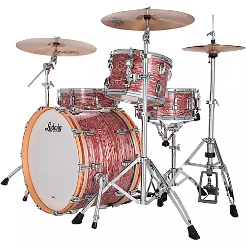 Ludwig Classic Maple 3-Piece Fab Shell Pack Pink Oyster - musicians--Friend