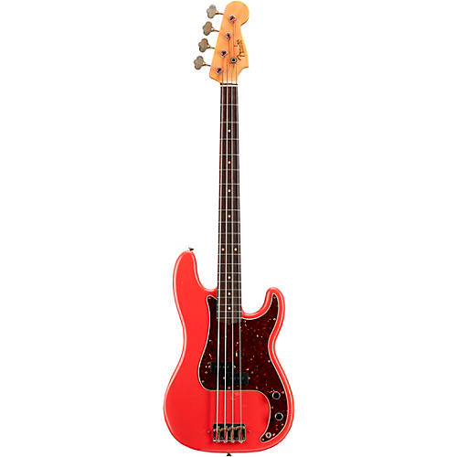 Fender Custom Shop Pino Palladino Signature Relic Precision Bass Fiesta Red over Desert Sand - musicians--Friend