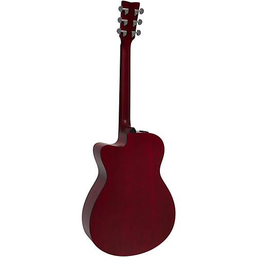 Yamaha FSX800C Small-Body Acoustic-Electric Guitar Ruby Red - musicians--Friend