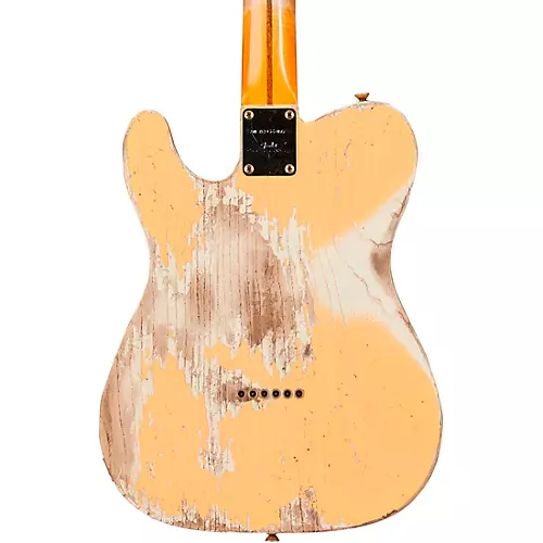 Fender Custom Shop Limited-Edition '53 Telecaster Super Heavy Relic Electric Guitar Aged Nocaster Blonde - musicians--Friend