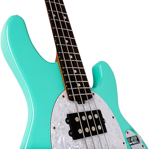 Ernie Ball Music Man StingRay Special HH Electric Bass Guitar Black and Chrome - musicians--Friend