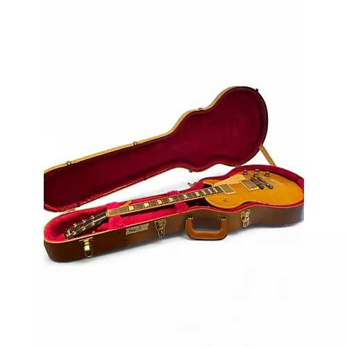 Used 2005 Gibson Nash Conversion LP-60 Lemonburst Solid Body Electric Guitar Lemonburst - musicians--Friend
