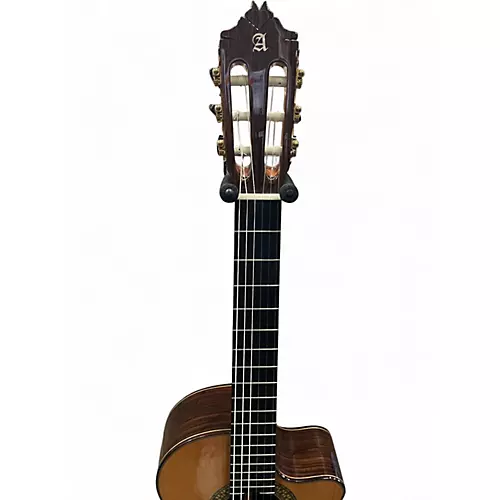 Used Alhambra 9 P CW E8 Natural Classical Acoustic Electric Guitar Natural - musicians--Friend