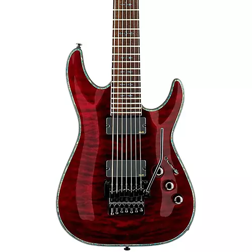 Schecter Guitar Research Hellraiser C-7 FR 7-String Electric Guitar Black Cherry - musicians--Friend