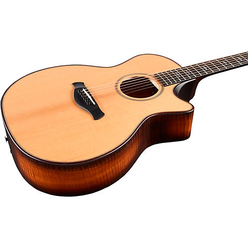 Taylor Builder's Edition 614ce V-Class Grand Auditorium Acoustic-Electric Guitar Natural - musicians--Friend