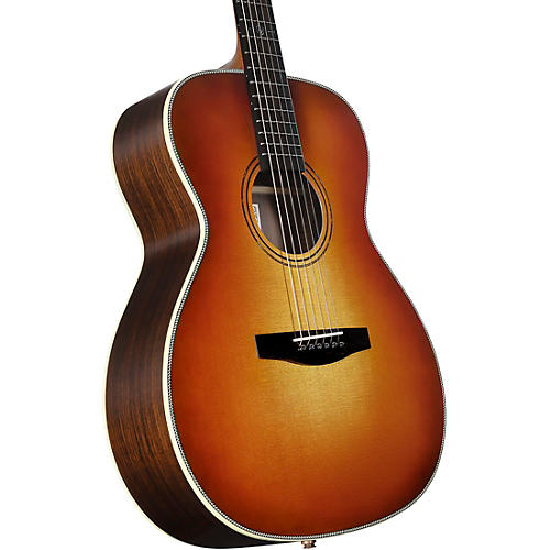 Alvarez LF70e Herringbone Laureate Series Folk-OM Acoustic-Electric Guitar Blacktop - musicians--Friend
