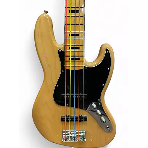 Used Squier CLASSIC VIBE 5 STRING BASS Antique Natural Electric Bass Guitar Antique Natural - musicians--Friend