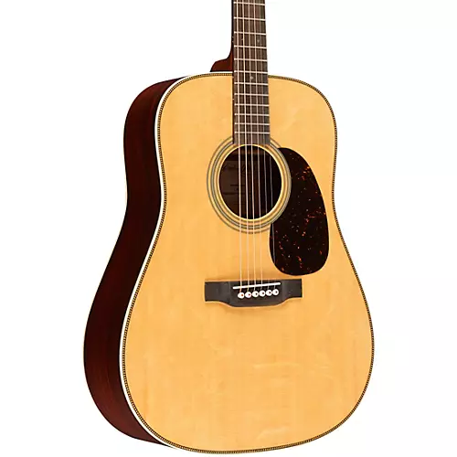 Martin Custom Shop Special HD28 Dreadnought Bearclaw Sitka-Cocobolo Acoustic Guitar Natural - musicians--Friend