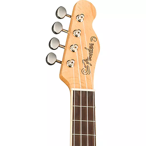 Fender Fullerton Telecaster Acoustic-Electric Ukulele Black - musicians--Friend