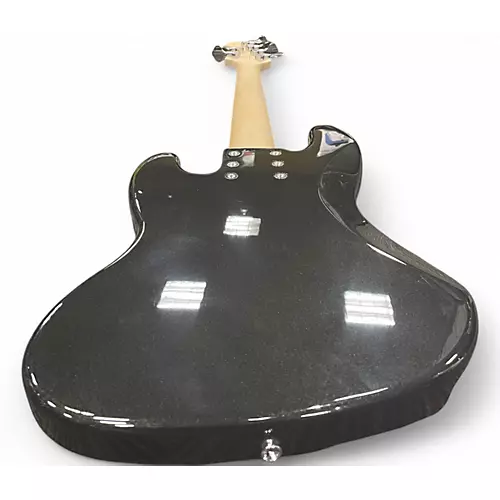 Used Squier AFFINITY JAZZ BASS VI Metallic Black Electric Bass Guitar Metallic Black - musicians--Friend