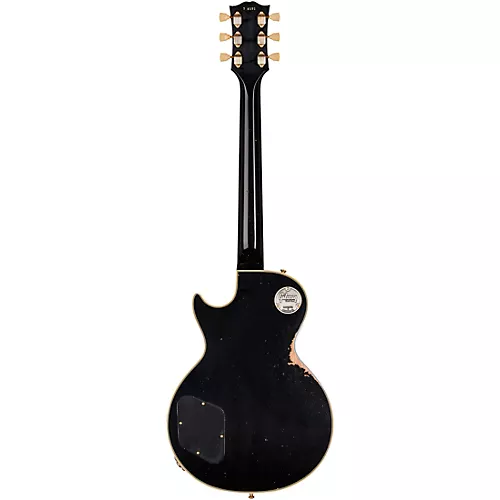 Gibson Custom M2M Murphy Lab 1957 Les Paul Custom Heavy Aged Electric Guitar Ebony - musicians--Friend