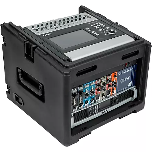 SKB 1SKB-R106W 10 x 6 Rolling Compact Rig 6 RU Space Black - musicians--Friend