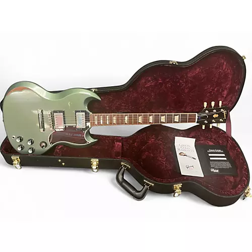 Used 2019 Gibson SG Standard Aged Custom Shop  Pelham Blue Solid Body Electric Guitar Pelham Blue - musicians--Friend