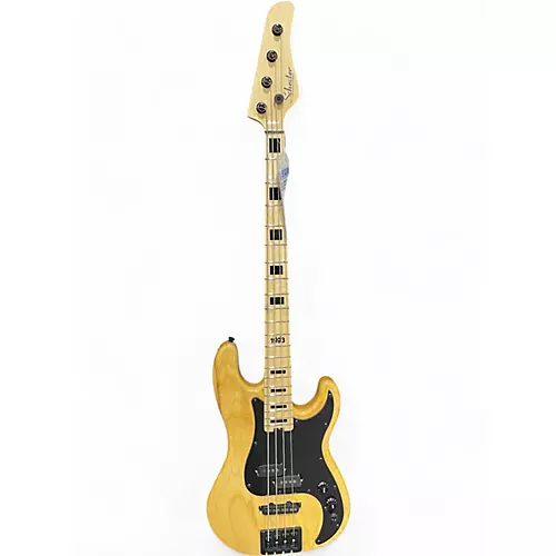 Used Schecter Guitar Research Justin Beck V Ani Natural Electric Bass Guitar Natural - musicians--Friend