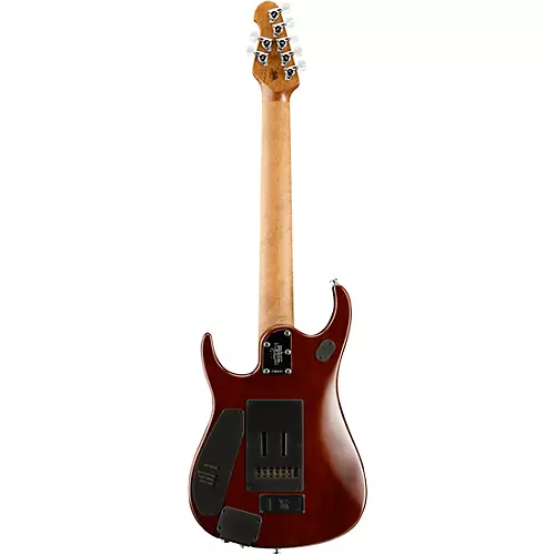 Ernie Ball Music Man JP15 Roasted Quilt Maple Top 7-String Electric Guitar Cerulean Paradise - musicians--Friend
