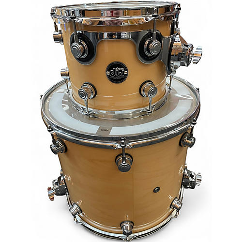Used DW 3 Piece Performance Series Natural Drum Kit Natural - musicians--Friend