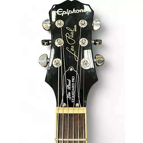 Used Epiphone Les Paul Standard Pro TRANSPARENT BLUE BURST Solid Body Electric Guitar TRANSPARENT BLUE BURST - musicians--Friend