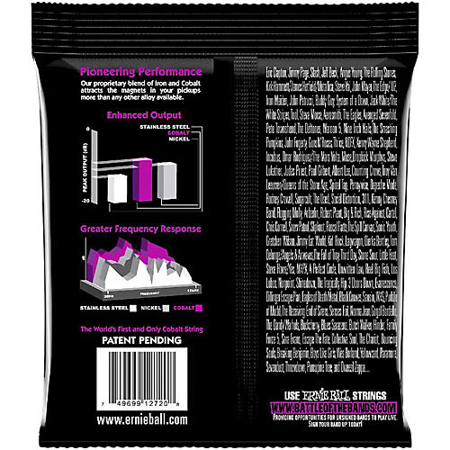 Ernie Ball 2720 Cobalt Power Slinky Electric Guitar Strings - musicians--Friend