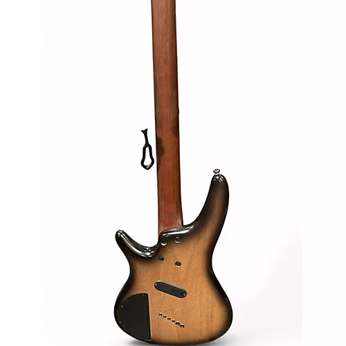 Used Ibanez SRC6MS Black Stained Burst Electric Bass Guitar Black Stained Burst - musicians--Friend