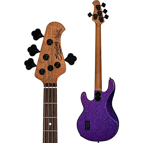 Sterling by Music Man StingRay RAY34 Sparkle Bass Purple Sparkle - musicians--Friend