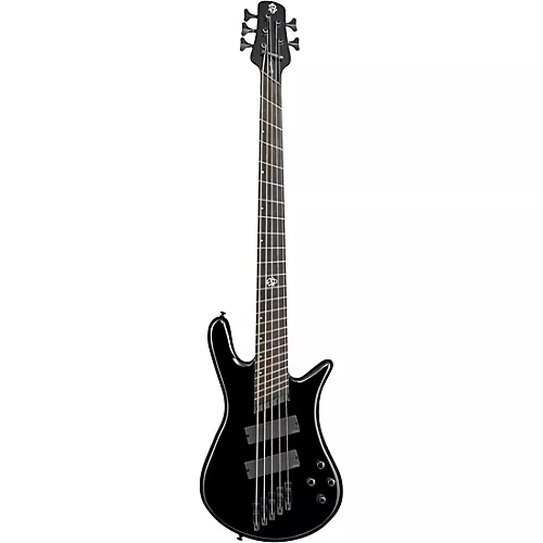 Spector NS Dimension HP 5 Five-String Multi-scale Electric Bass Solid Black Gloss - musicians--Friend