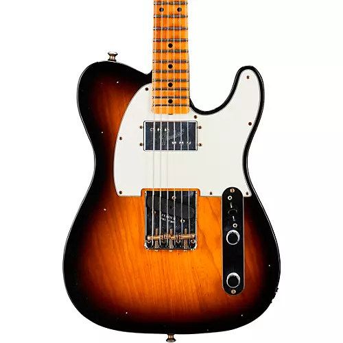 Fender Custom Shop Postmodern Telecaster Journeyman Relic Electric Guitar 2-Color Sunburst - musicians--Friend