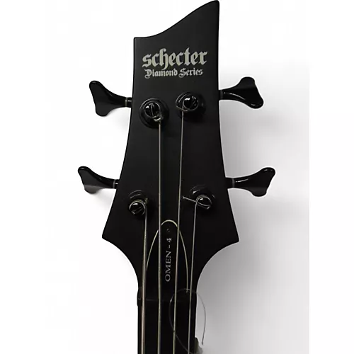 Used Schecter Guitar Research Omen 4 String Natural Electric Bass Guitar Natural - musicians--Friend