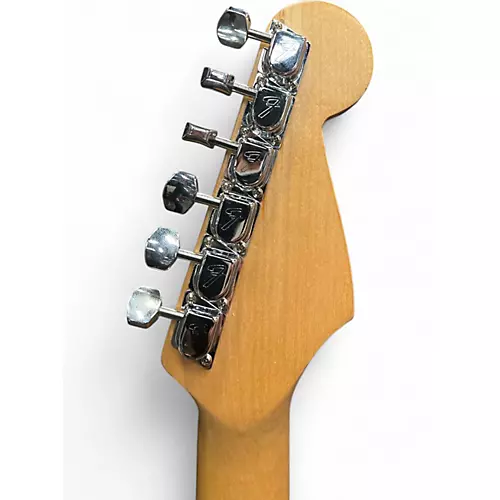 Used 1996 Fender Standard Stratocaster Left Handed Black Electric Guitar Black - musicians--Friend