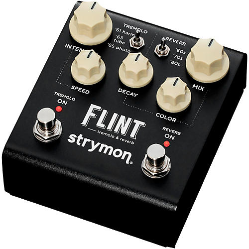 Strymon Flint V2 Tremolo & Reverb Effects Pedal Black - musicians--Friend