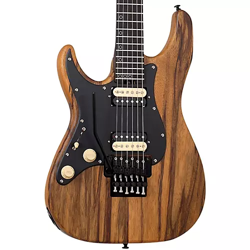 Schecter Guitar Research SVSS Exotic Left-Handed Electric Guitar Black Limba - musicians--Friend