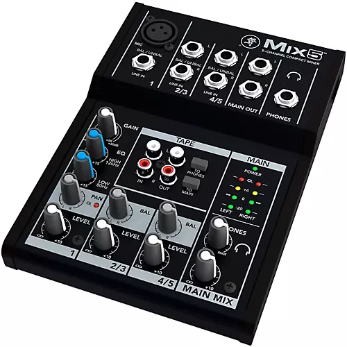 Mackie Mix5 5-Channel Compact Mixer - musicians--Friend