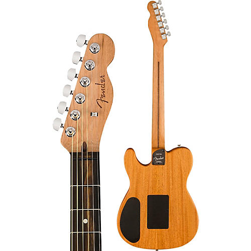 Fender American Acoustasonic Telecaster All-Mahogany Acoustic-Electric Guitar Natural - musicians--Friend