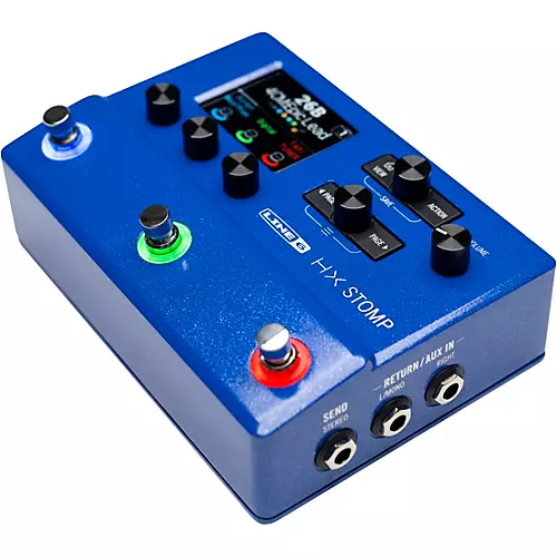 Line 6 HX Stomp Limited-Edition Multi-Effects Pedal Lightning Blue - musicians--Friend
