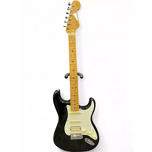 Used Fender Player II Stratocaster HSS Black Solid Body Electric Guitar Black - musicians--Friend