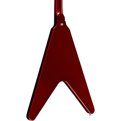 Gibson Custom 1967 Mahogany Flying V Reissue With Maestro Vibrola Electric Guitar Sparkling Burgundy - musicians--Friend