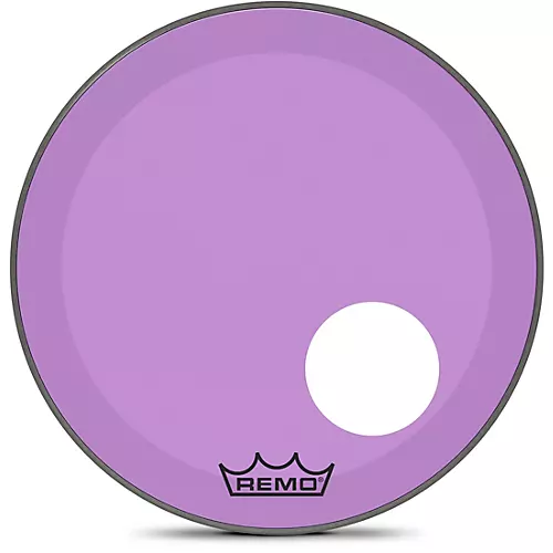 Remo Powerstroke P3 Colortone Purple Resonant Bass Drum Head 20 in. - musicians--Friend