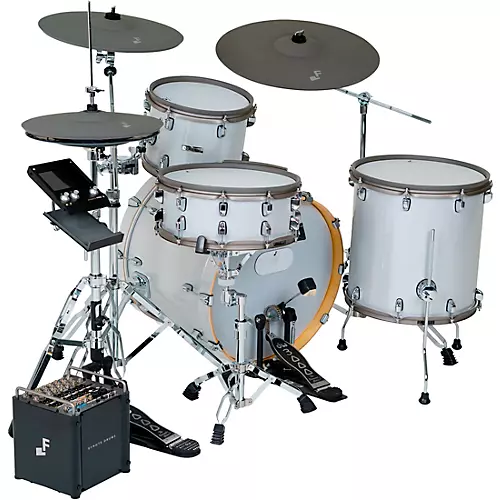 EFNOTE EF NOTE PRO 700 Standard Electronic Drum Kit White Sparkle - musicians--Friend