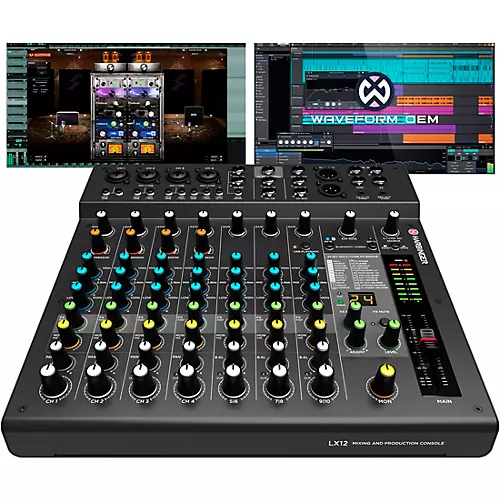 Harbinger LX12 12-Channel Analog Mixer With Bluetooth, FX and USB Audio - musicians--Friend