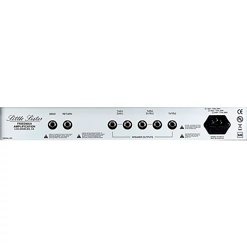 Friedman Little Sister 20W Tube Guitar Amp Head Black - musicians--Friend
