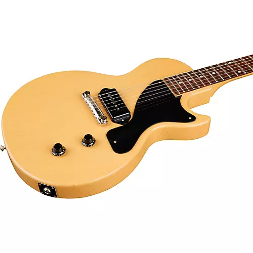 Gibson Custom Murphy Lab 1957 Les Paul Junior Single-Cut Reissue Ultra Light Aged Electric Guitar TV Yellow - musicians--Friend
