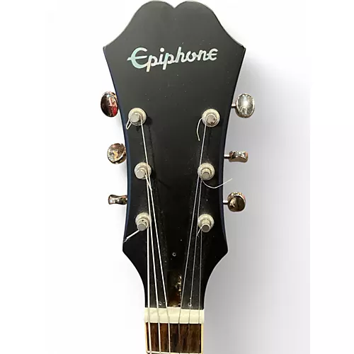 Used Epiphone casino worn Black Onyx Hollow Body Electric Guitar Black Onyx - musicians--Friend