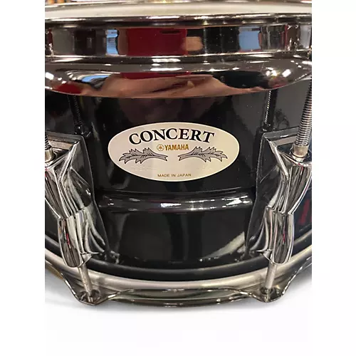 Used Yamaha 14in Concert Series Snare Black Drum Black 33 - musicians--Friend