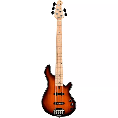 Lakland Classic 55 Dual J Maple Fretboard 5-String Electric Bass Guitar Tobacco Sunburst - musicians--Friend