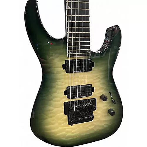 Used Jackson SL7Q Pro Series Soloist ALIEN BURST Solid Body Electric Guitar ALIEN BURST - musicians--Friend