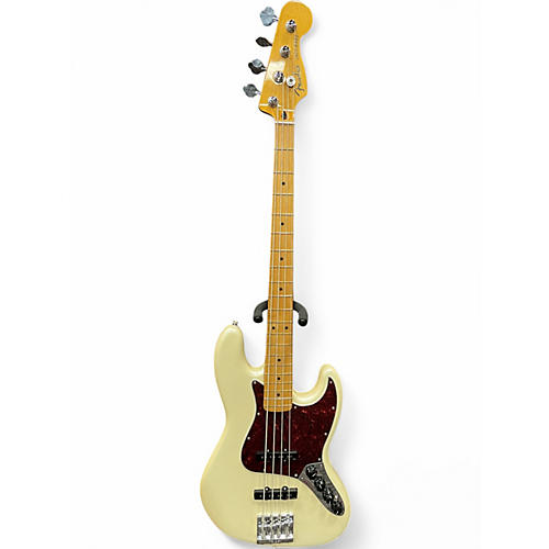 Used Fender Player Plus Active Jazz Bass Olympic Pearl Electric Bass Guitar Olympic Pearl - musicians--Friend